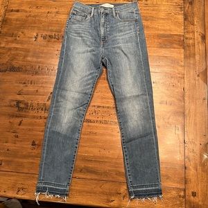 Denim forum Lola high rise distressed jeans 29